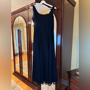 Classic Navy Maxi Dress